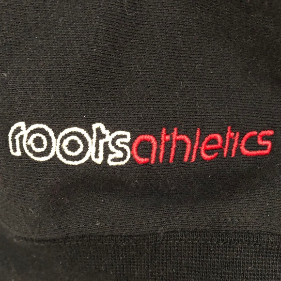 NWT-ROOTS Men’s Black Rider Crew Sweatshirt - Med - Picture 5 of 5